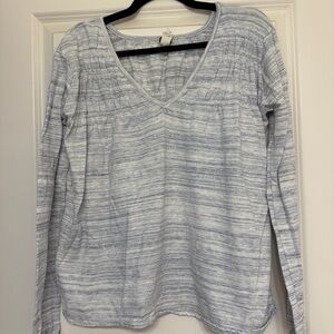 We The Free Light Blue Long Sleeve Top